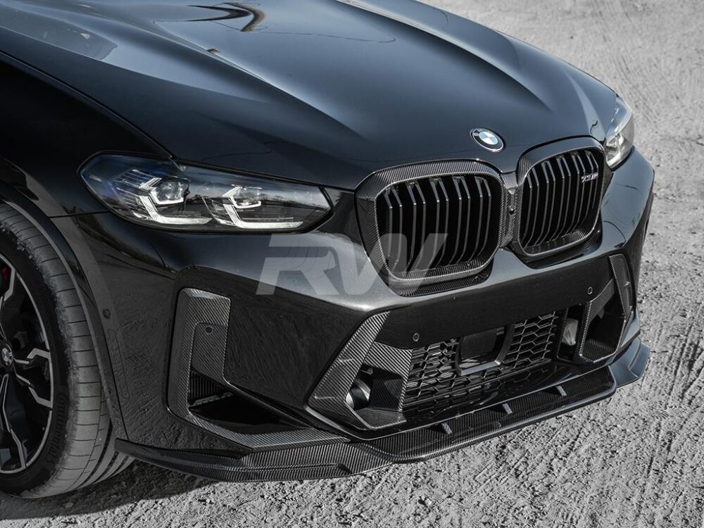 RW Carbon BMW F97 X3M F98 X4M LCI DTM Carbon Fiber Front Lip
