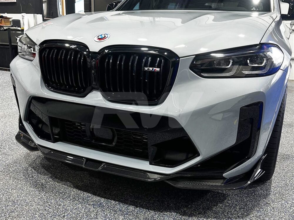 RW Carbon BMW F97 X3M / F98 X4M LCI GTX Carbon Fiber Front Lip - Image 3