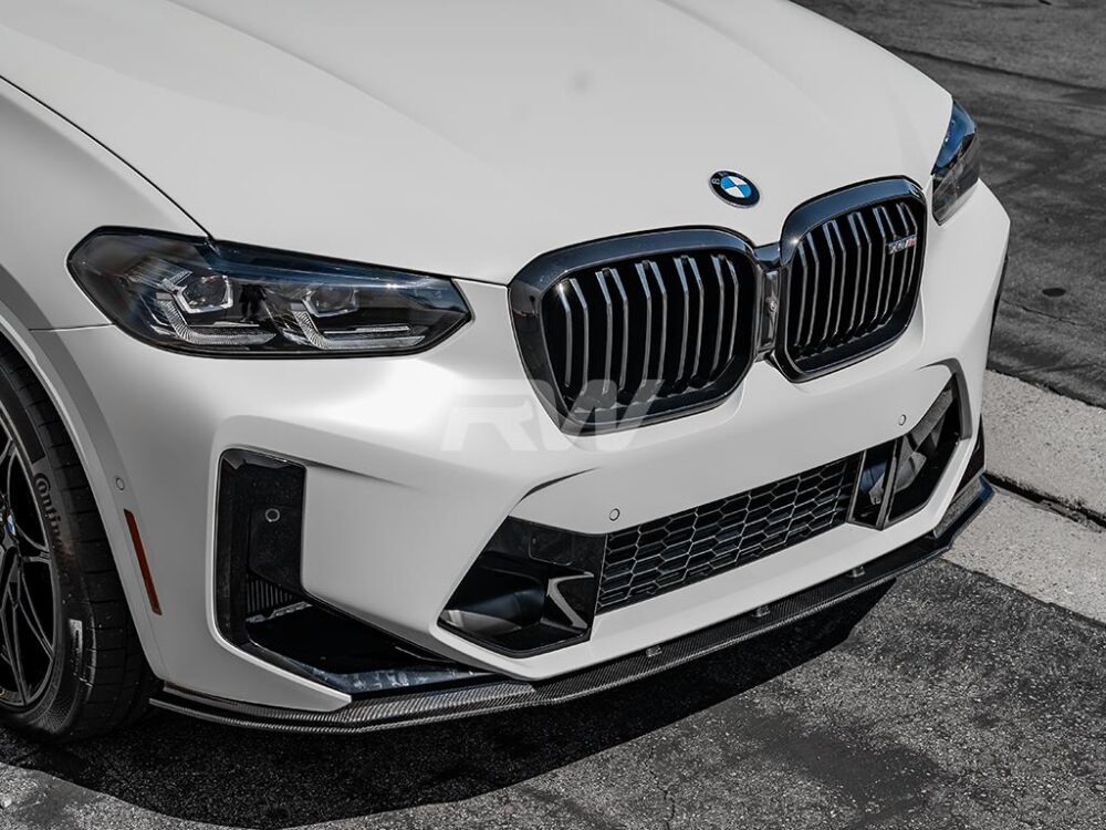 RW Carbon BMW F97 X3M F98 X4M LCI RWS Carbon Fiber Front Lip