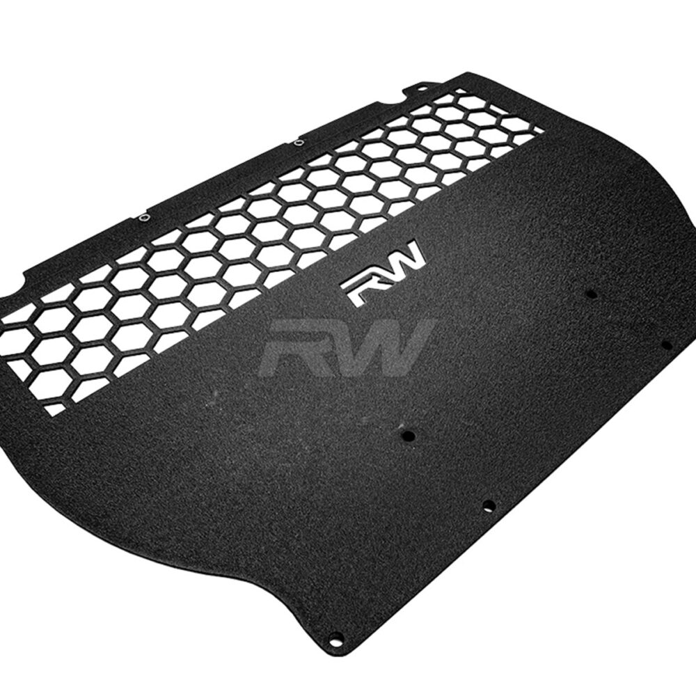 Alternative view of RW Carbon BMW F97 X3M / F98 X4M Oil Cooler Guard