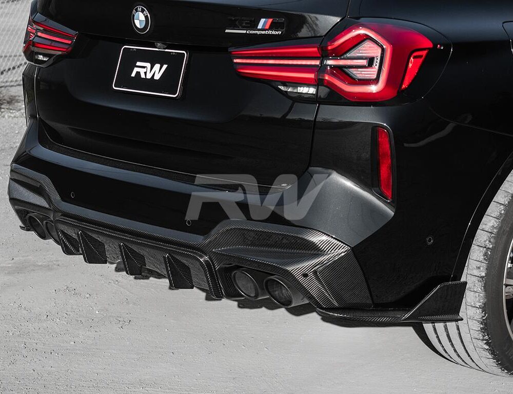RW Carbon BMW F97 X3M LCI Carbon Fiber Diffuser