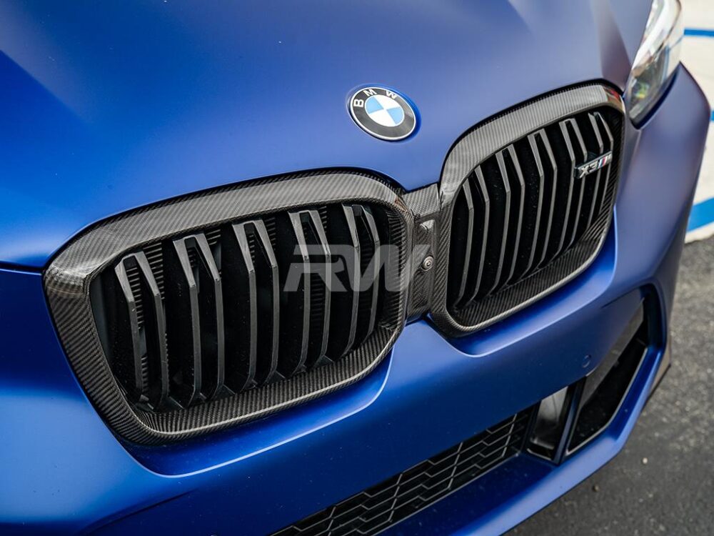 RW Carbon BMW F97 X3M/F98 X4M LCI Carbon Fiber Grille Surround - Image 10