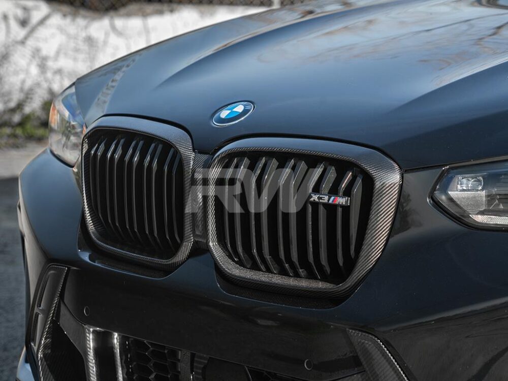 RW Carbon BMW F97 X3M/F98 X4M LCI Carbon Fiber Grille Surround
