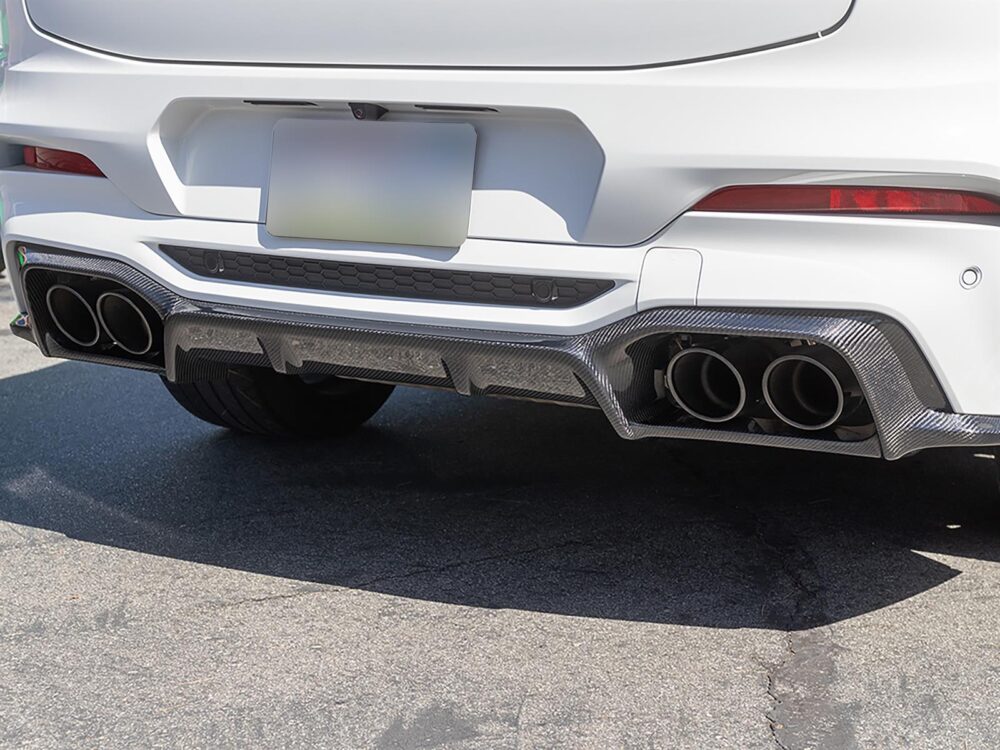 RW Carbon BMW F98 X4M 3D Style Carbon Fiber Diffuser