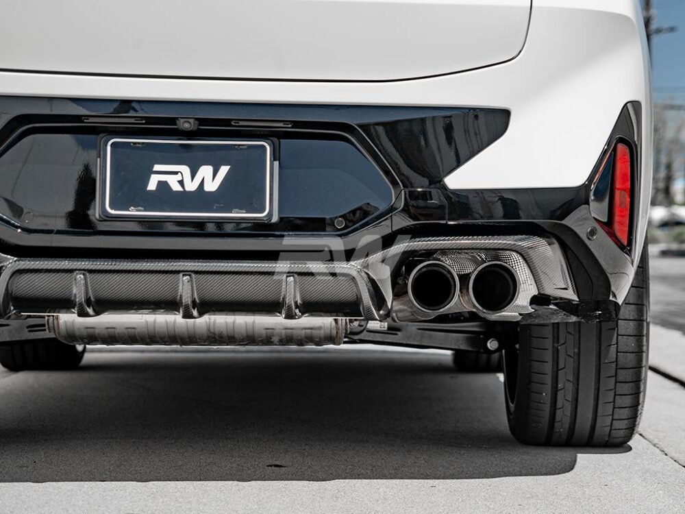 RW Carbon BMW F98 X4M Carbon Fiber DTM Diffuser - Image 3