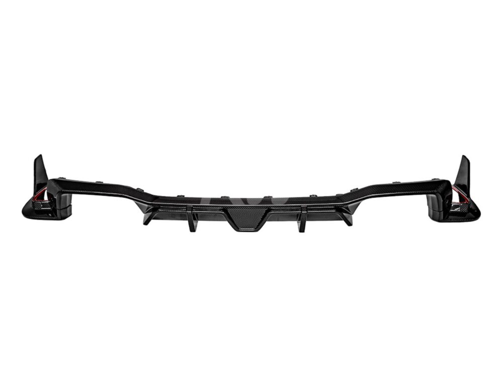 RW Carbon BMW F98 X4M LCI GTX Style CF Diffuser - Image 3