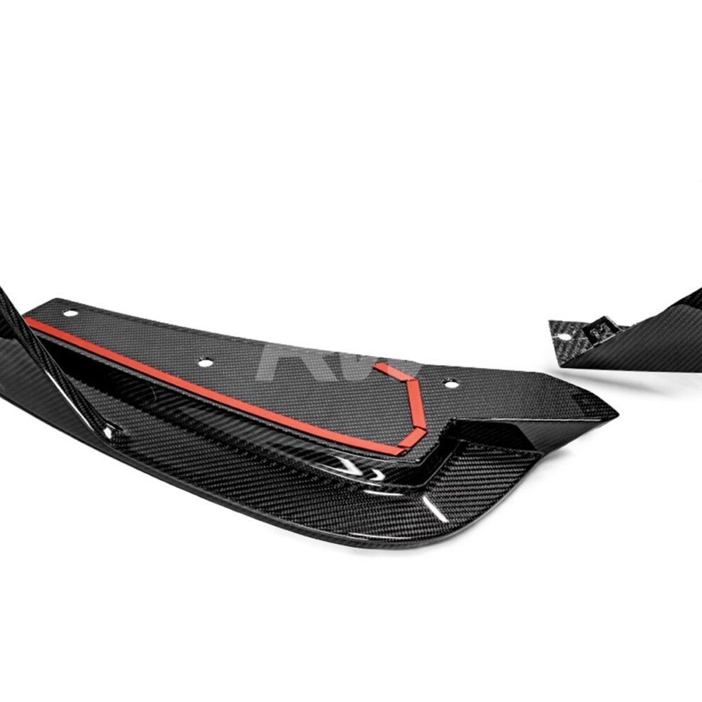 Alternative view of RW Carbon BMW F98 X4M LCI GTX Style CF Diffuser