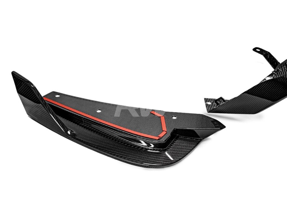 RW Carbon BMW F98 X4M LCI GTX Style CF Diffuser - Image 2
