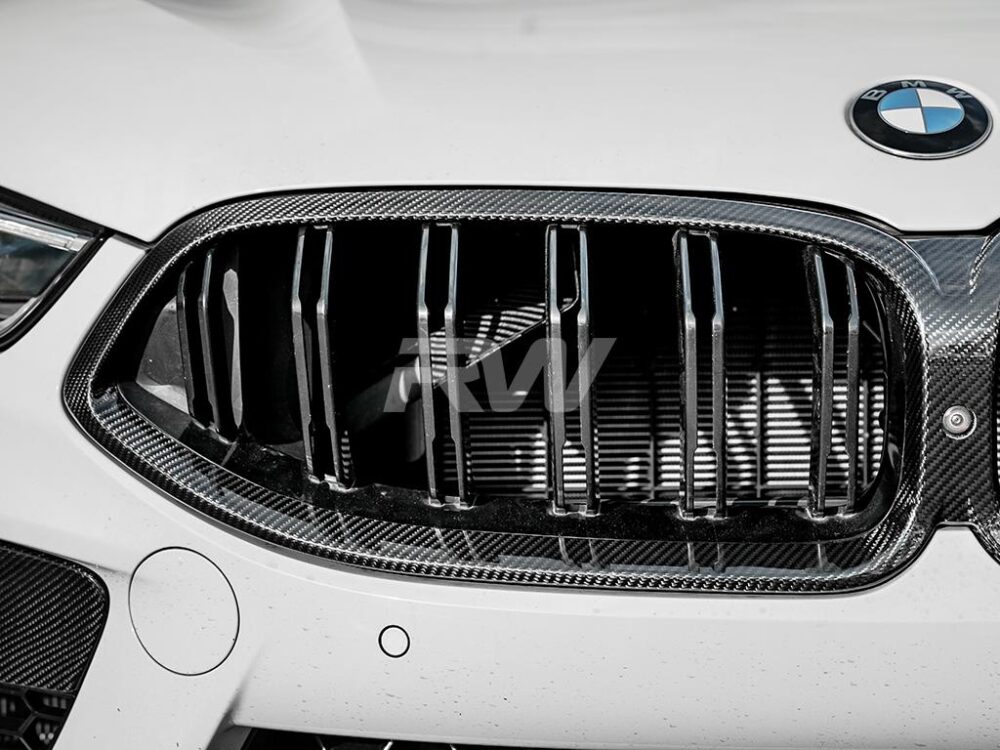RW Carbon BMW F9x M8 / 8-Series CF Grille Surrounds 19-22 - Image 17