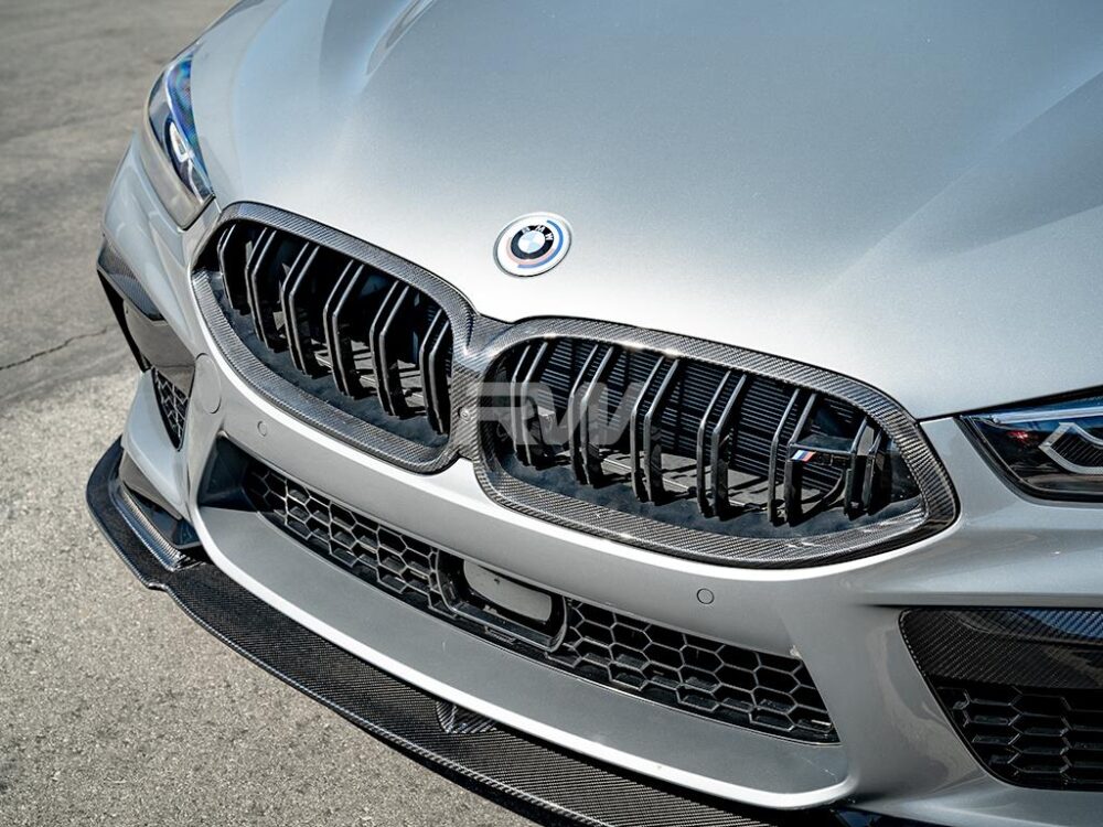 RW Carbon BMW F9x M8 / 8-Series CF Grille Surrounds 19-22 - Image 5