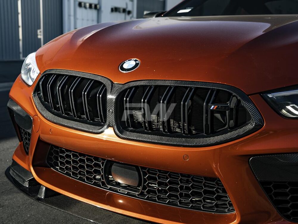RW Carbon BMW F9x M8 / 8-Series CF Grille Surrounds 19-22 - Image 8