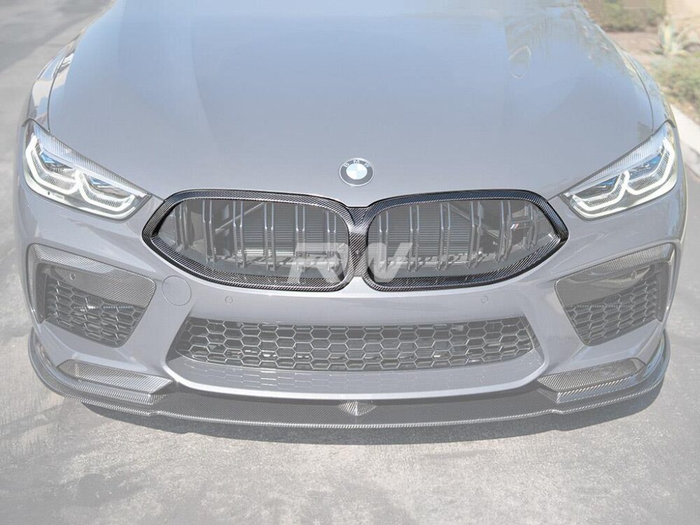 RW Carbon BMW F9x M8 / 8-Series CF Grille Surrounds 19-22 - Image 9
