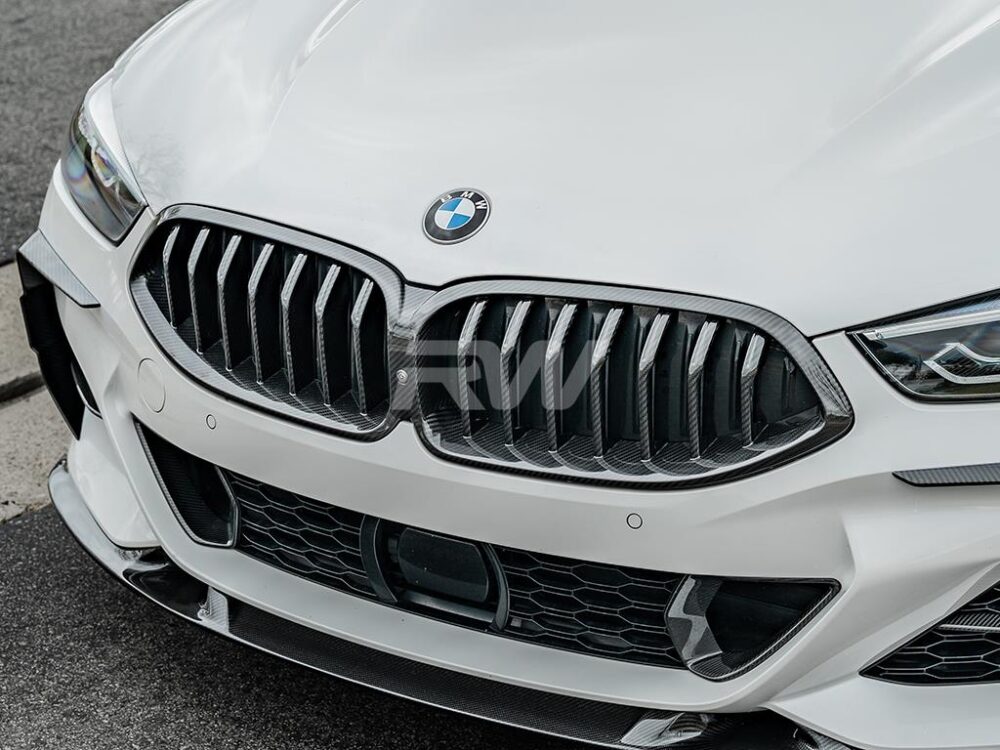 RW Carbon BMW F9x M8 / 8-Series Full Dry CF Grille Replacement - Image 5