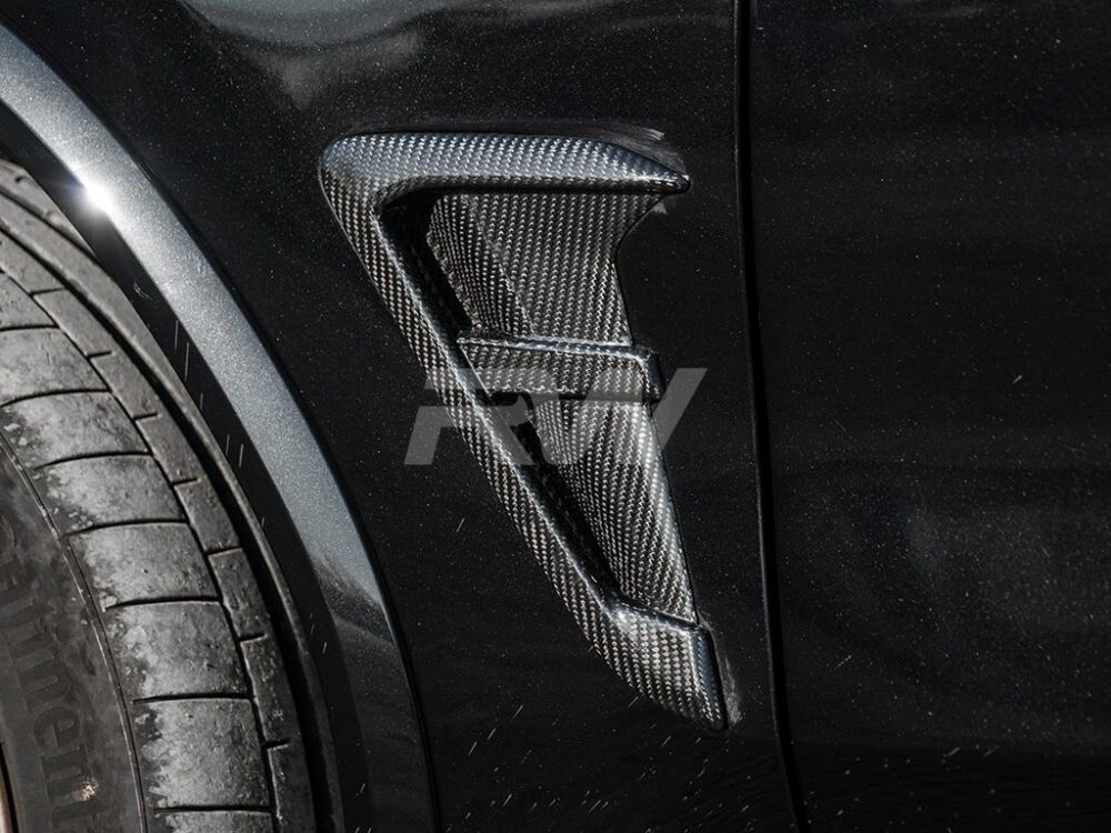 RW Carbon BMW G01 G02 F97 F98 Carbon Fiber Fender Trims - Image 6