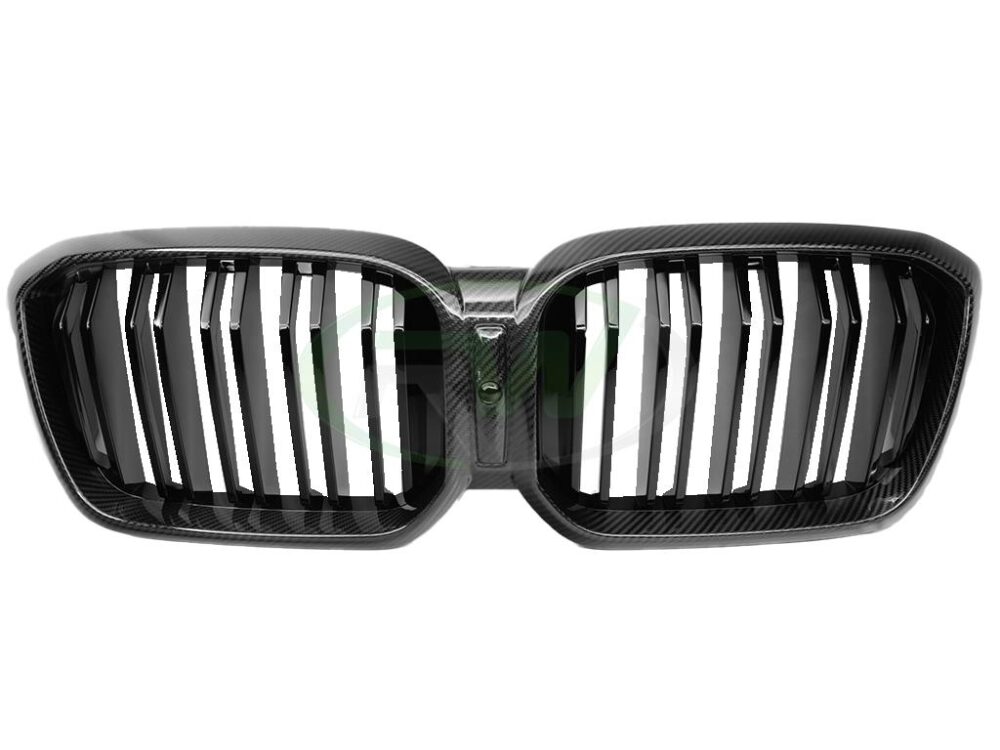 RW Carbon BMW G01 G02 F97 F98 LCI Dual Slat Carbon Fiber Grille - Image 3