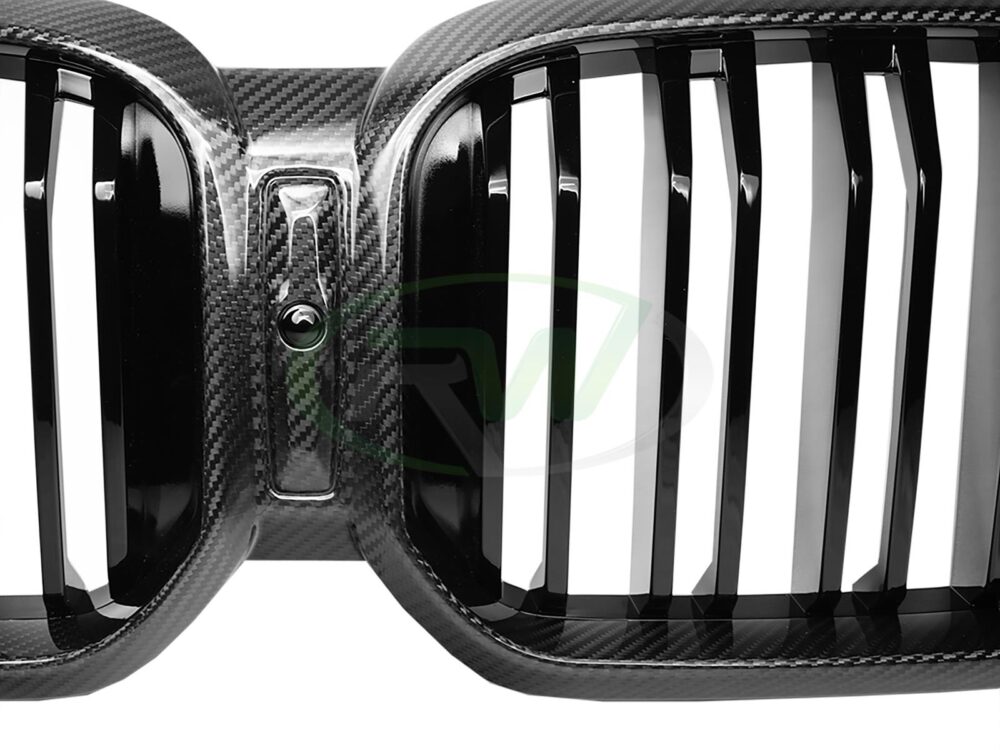 RW Carbon BMW G01 G02 F97 F98 LCI Dual Slat Carbon Fiber Grille - Image 5