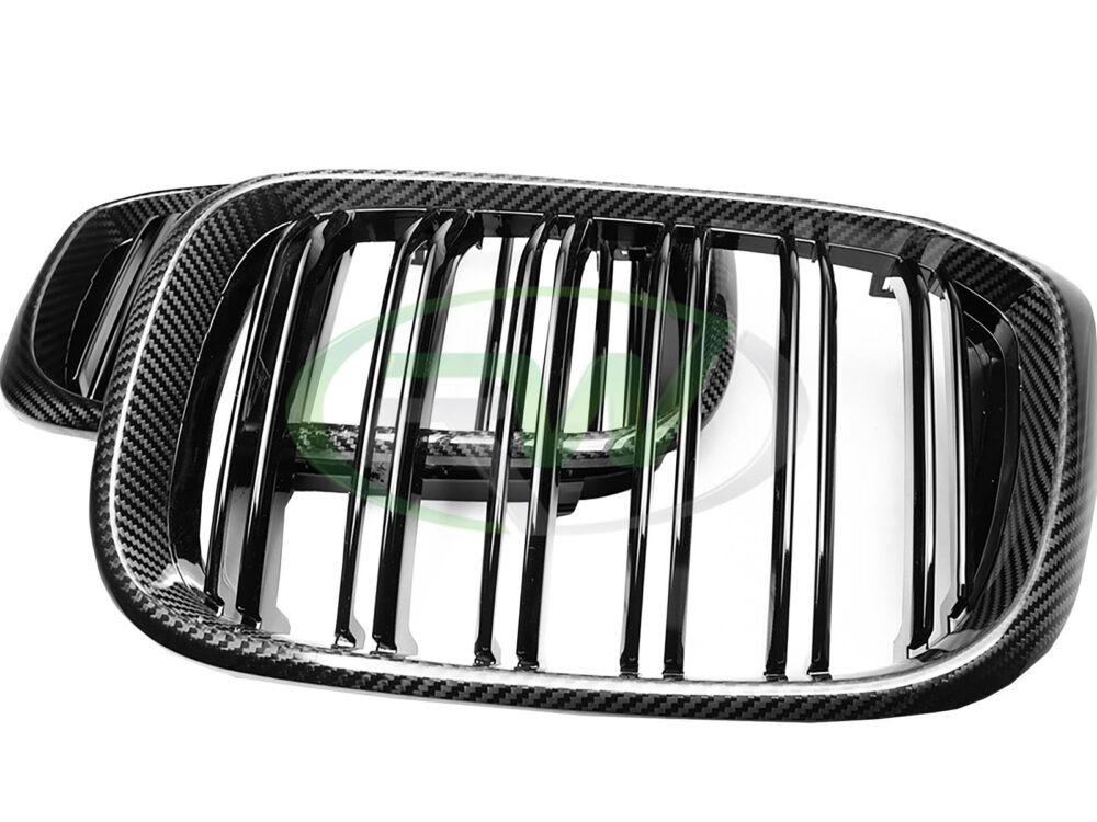 RW Carbon BMW G01 G02 F97 F98 Pre LCI Dual Slat CF Grilles - Image 9