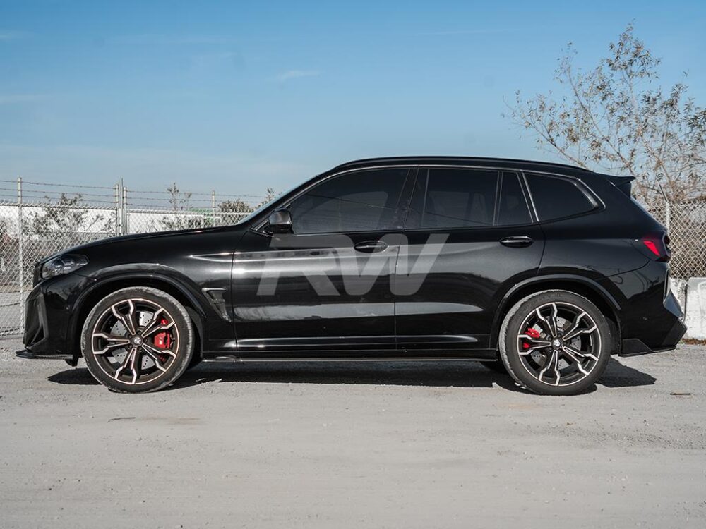 RW Carbon BMW G01 G02 F97 F98 RWS CF Side Skirt Extensions - Image 13