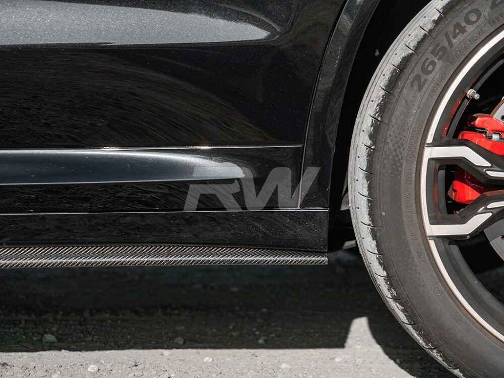 RW Carbon BMW G01 G02 F97 F98 RWS CF Side Skirt Extensions - Image 14