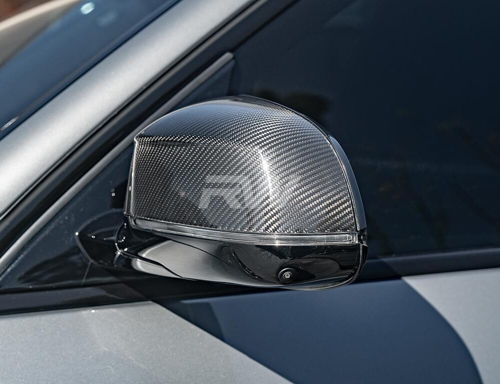 Alternative view of RW Carbon BMW G01 G02 G05 G06 G07 Carbon Fiber Mirror Caps