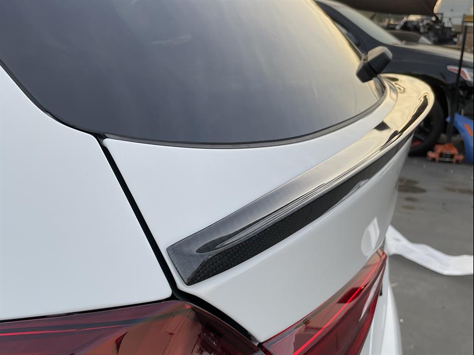 Alternative view of RW Carbon BMW G01 X3 F97 X3M RWS Carbon Fiber Mid Spoiler