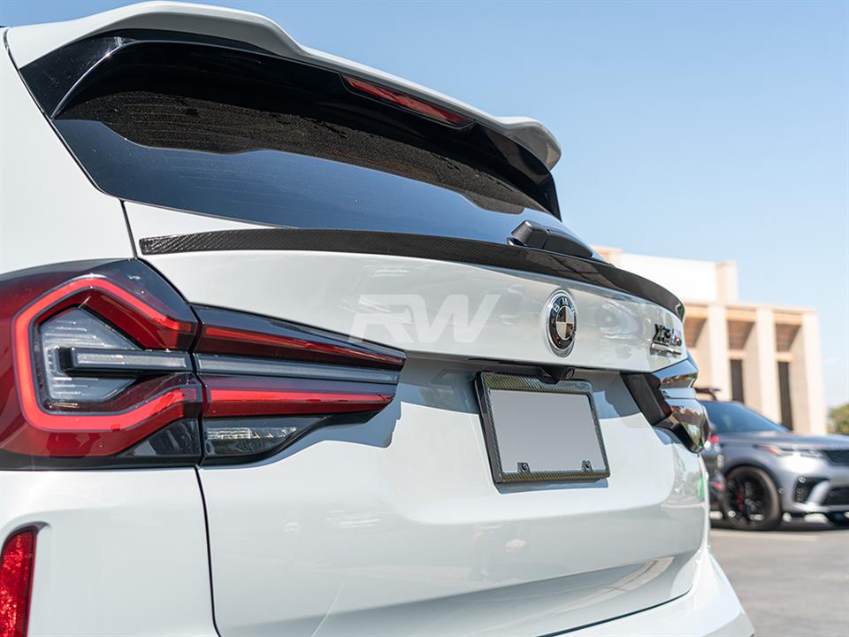 RW Carbon BMW G01 X3 F97 X3M RWS Carbon Fiber Mid Spoiler
