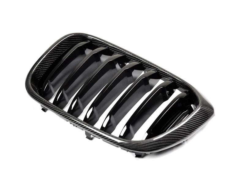 Alternative view of RW Carbon BMW G01 X3 G02 X4 Carbon Fiber Grilles