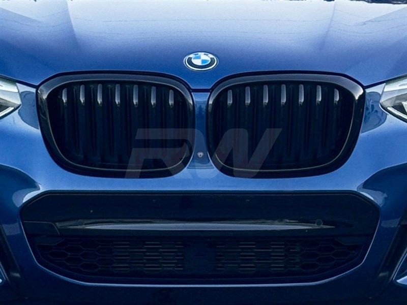 RW Carbon BMW G01 X3 G02 X4 Gloss Black Grilles