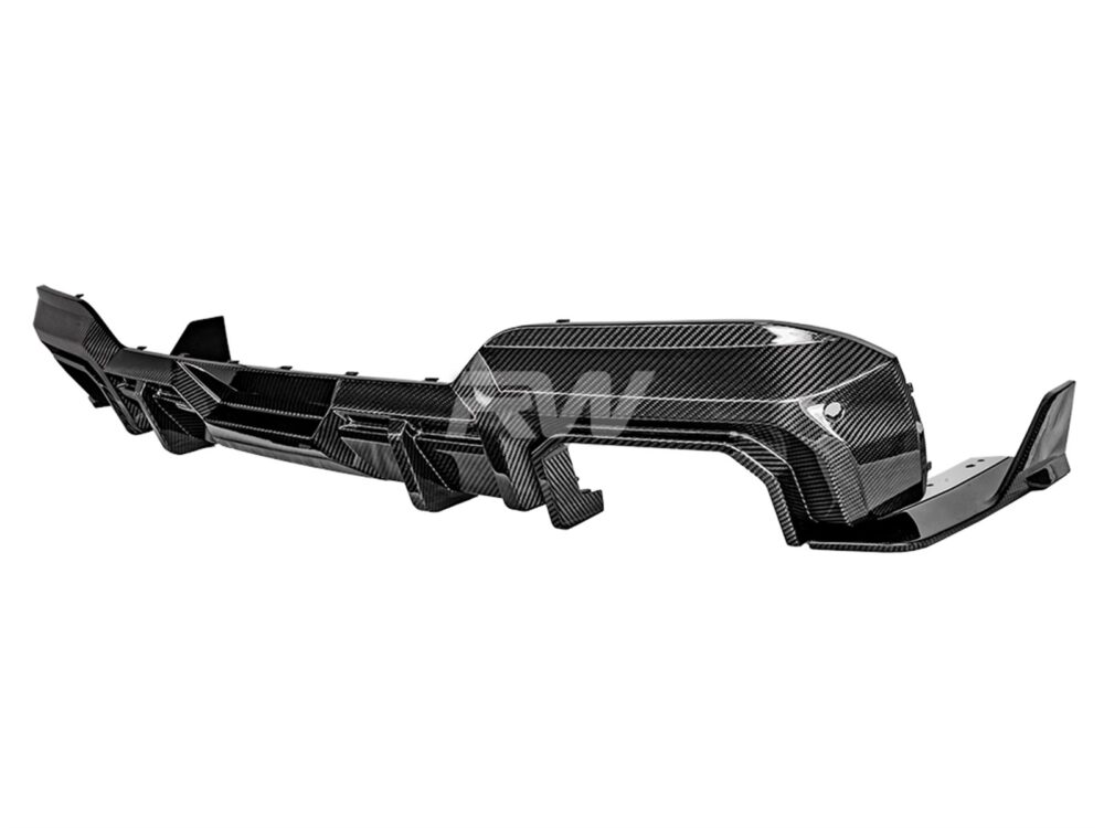 RW Carbon BMW G01 X3 LCI SQ Style Carbon Fiber Diffuser - Image 5