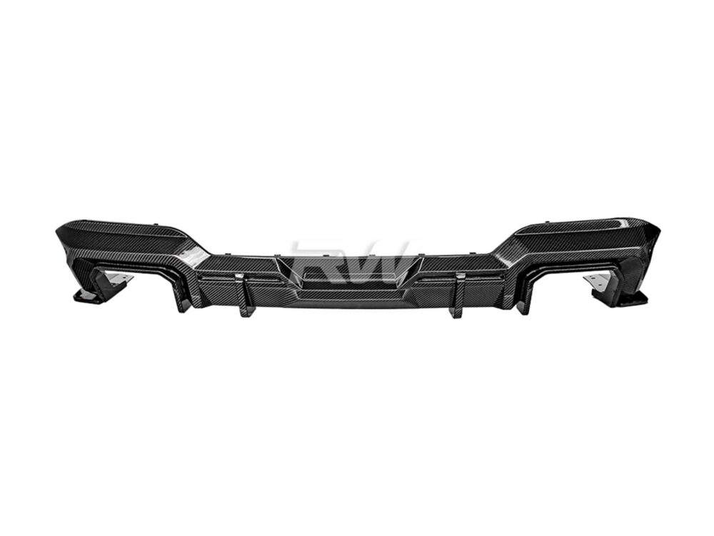 RW Carbon BMW G01 X3 LCI SQ Style Carbon Fiber Diffuser - Image 6