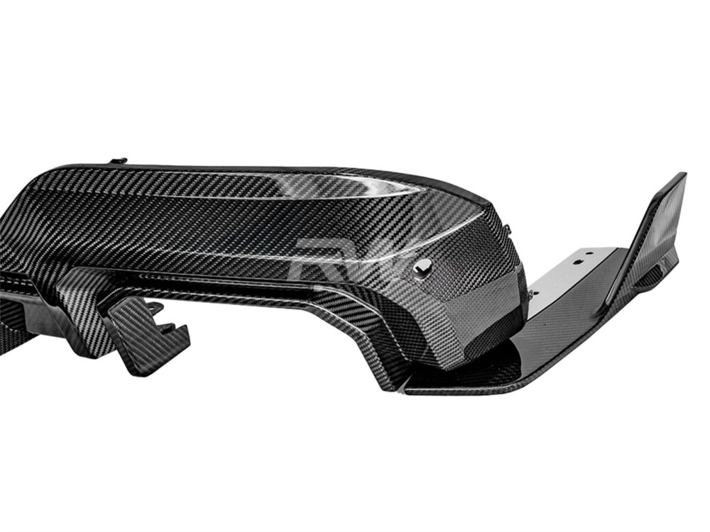 RW Carbon BMW G01 X3 LCI SQ Style Carbon Fiber Diffuser - Image 4
