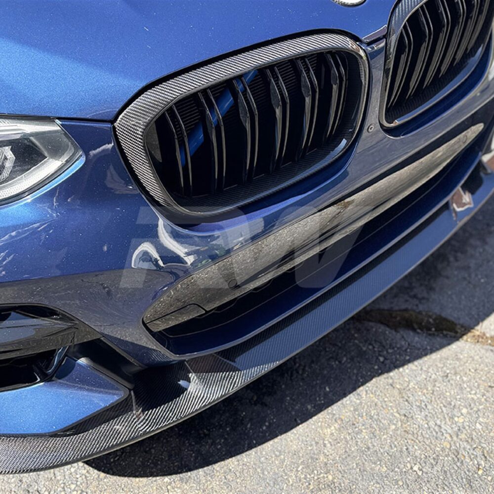 RW Carbon BMW G01 X3 Pre-LCI 3D Style Carbon Fiber Front Lip