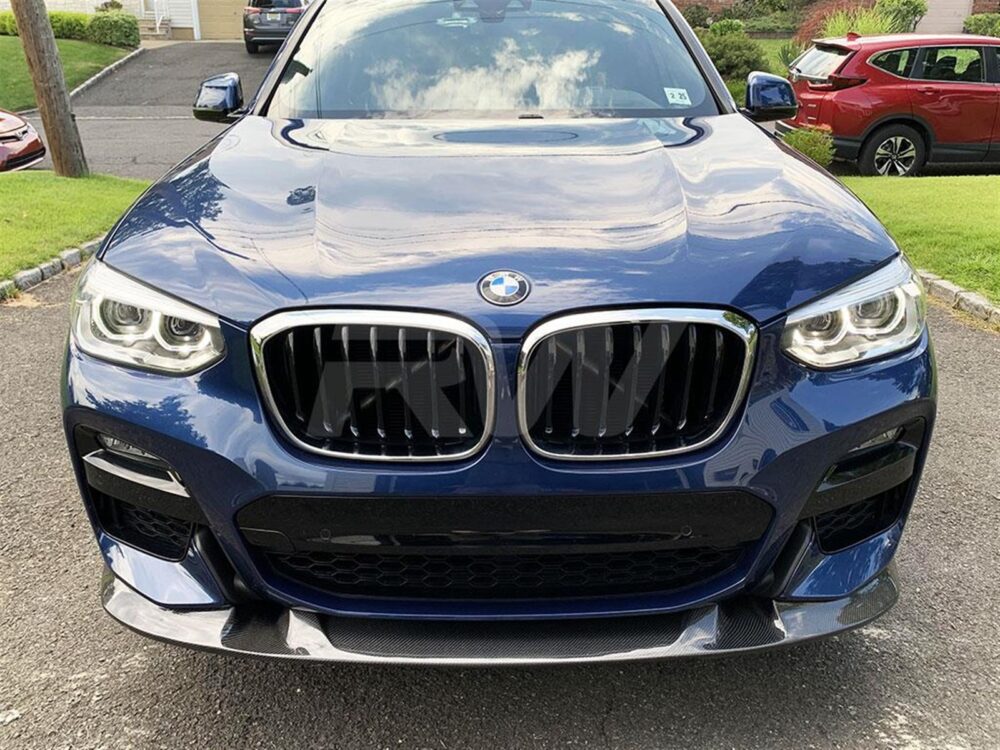 RW Carbon BMW G01 X3 Pre-LCI 3D Style Carbon Fiber Front Lip - Image 4