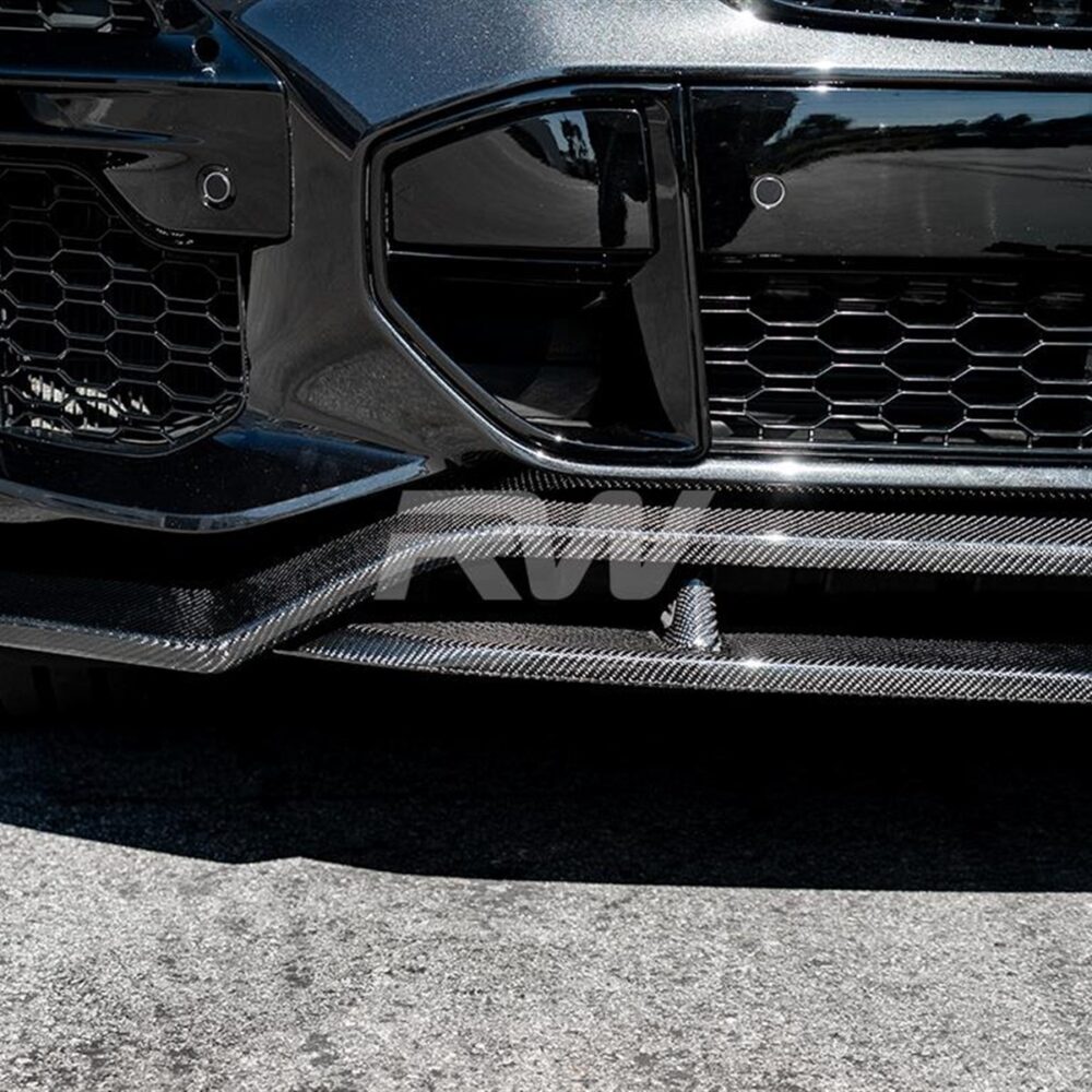 Alternative view of RW Carbon BMW G05 X5 Carbon Fiber Front Lip Spoiler