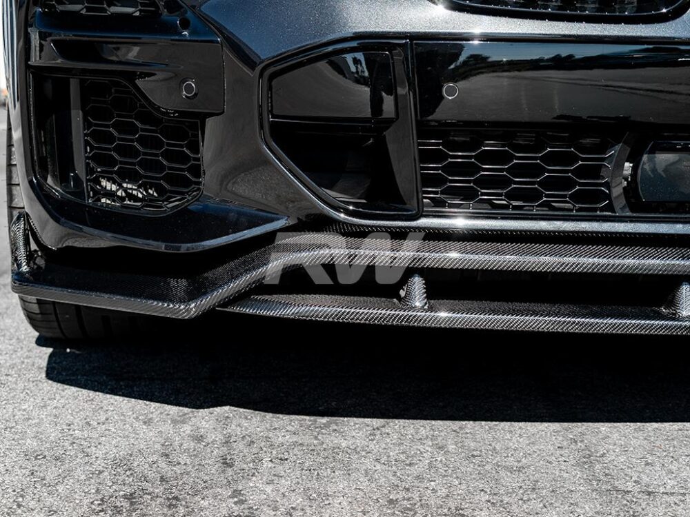 RW Carbon BMW G05 X5 Carbon Fiber Front Lip Spoiler - Image 11