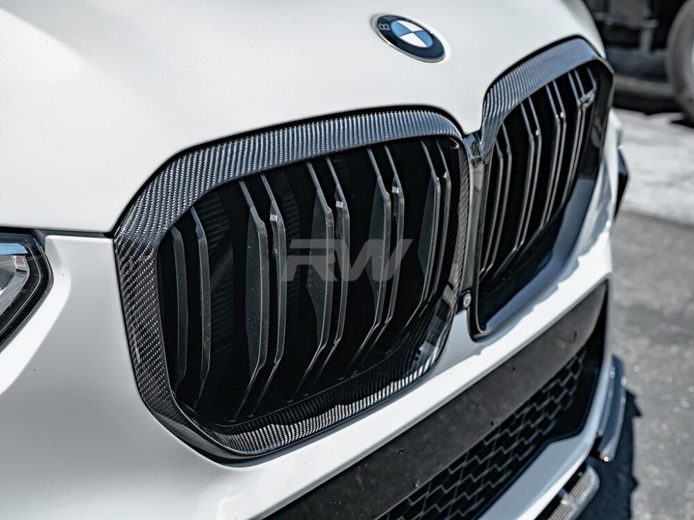 RW Carbon BMW G05 X5 Carbon Fiber Grille Surrounds