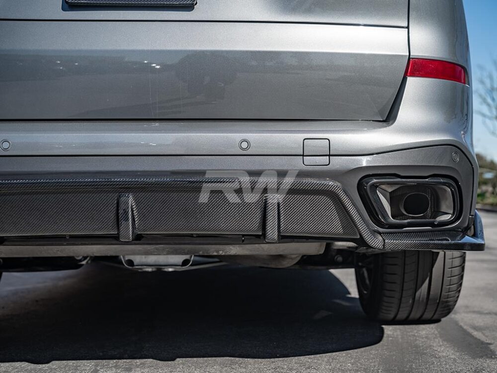 RW Carbon BMW G05 X5 DTM Carbon Fiber Diffuser - Image 8