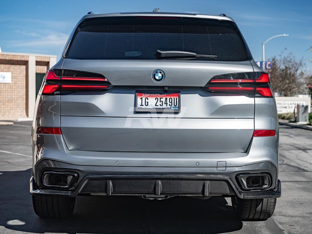 RW Carbon BMW G05 X5 DTM Carbon Fiber Diffuser - Image 9