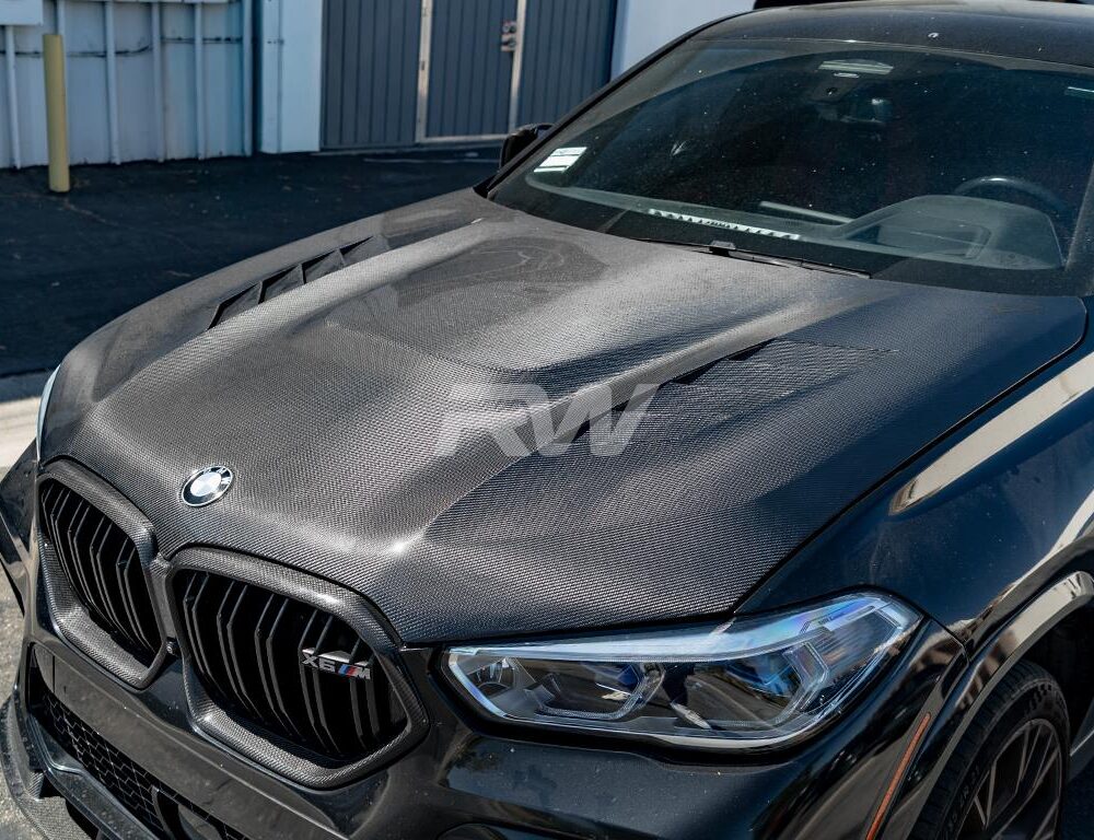 RW Carbon BMW G05 X5 F95 X5M Carbon Fiber Hood
