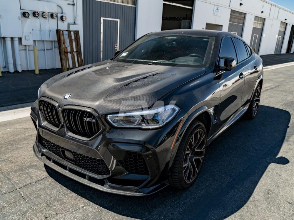 RW Carbon BMW G05 X5 F95 X5M Carbon Fiber Hood - Image 3