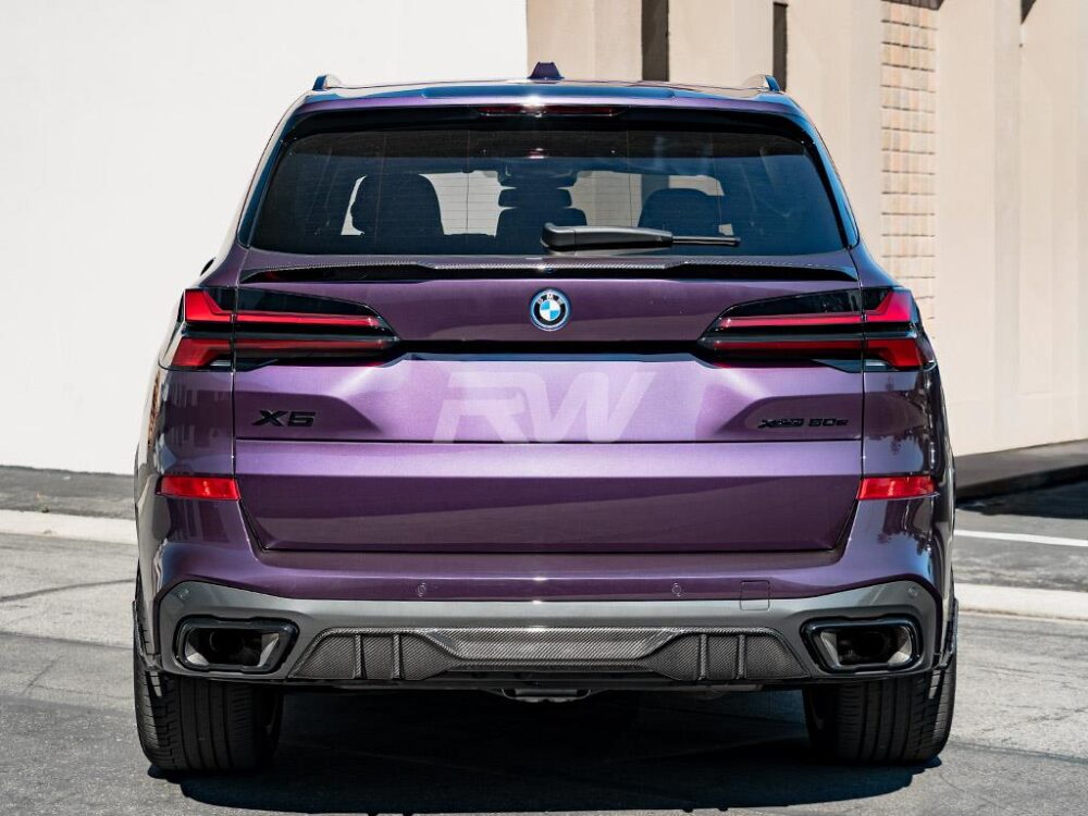 RW Carbon BMW G05 X5 F95 X5M DTM CF Mid Spoiler - Image 2