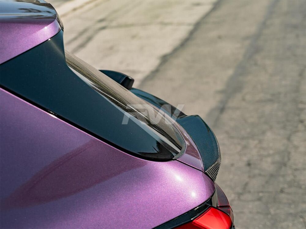 RW Carbon BMW G05 X5 F95 X5M DTM CF Mid Spoiler - Image 4
