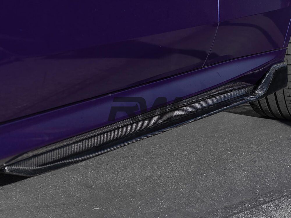 RW Carbon BMW G05 X5 F95 X5M DTM CF Side Skirt Extensions - Image 3