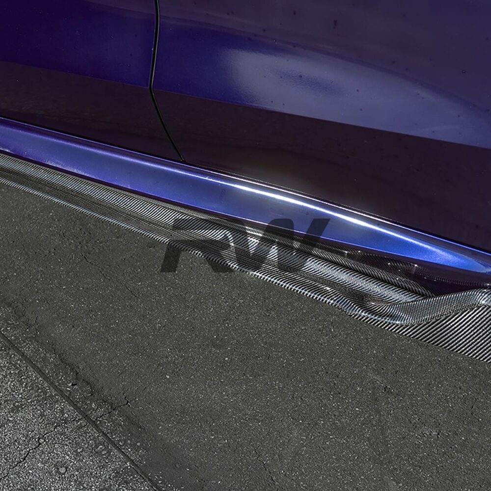 RW Carbon BMW G05 X5 F95 X5M DTM CF Side Skirt Extensions