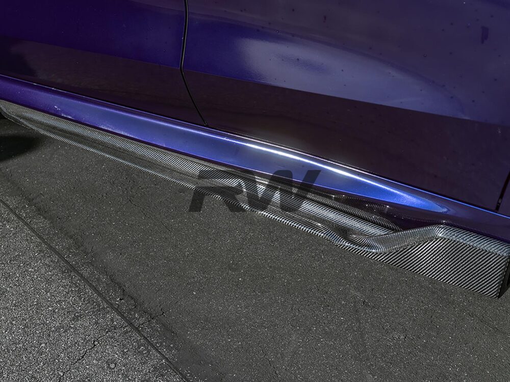 RW Carbon BMW G05 X5 F95 X5M DTM CF Side Skirt Extensions