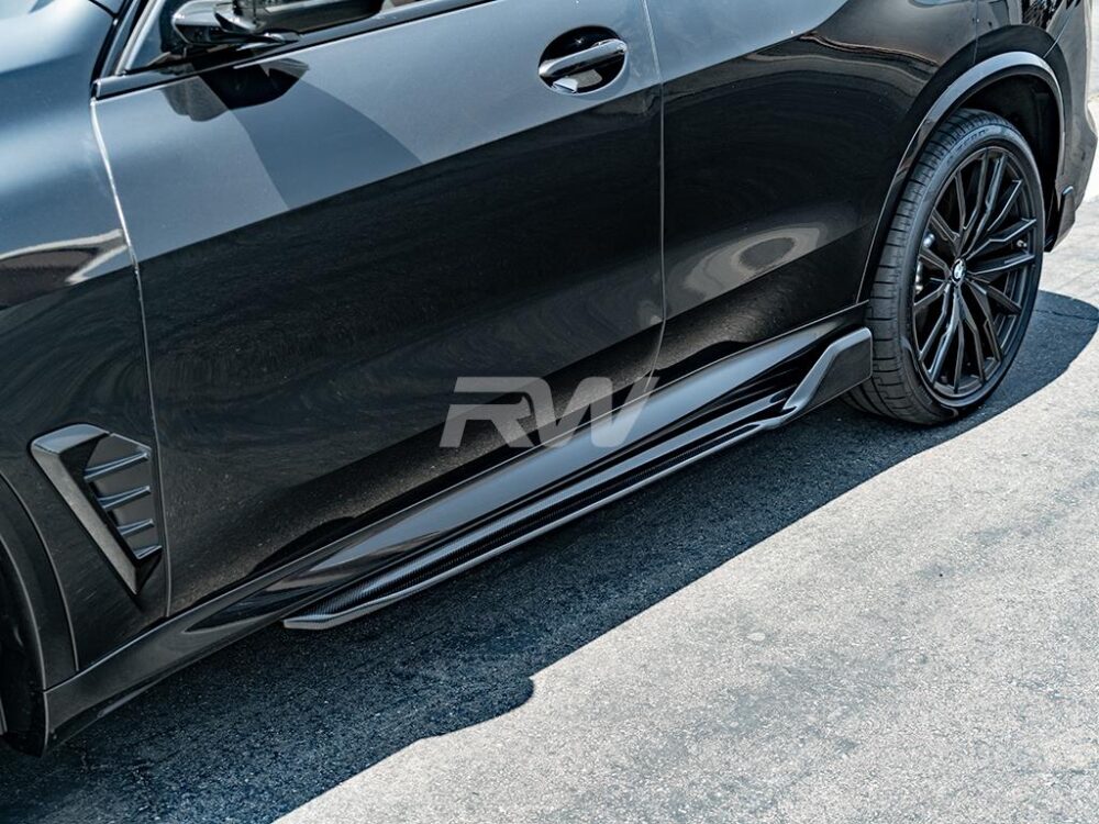 RW Carbon BMW G05 X5 F95 X5M DTM CF Side Skirt Extensions - Image 6