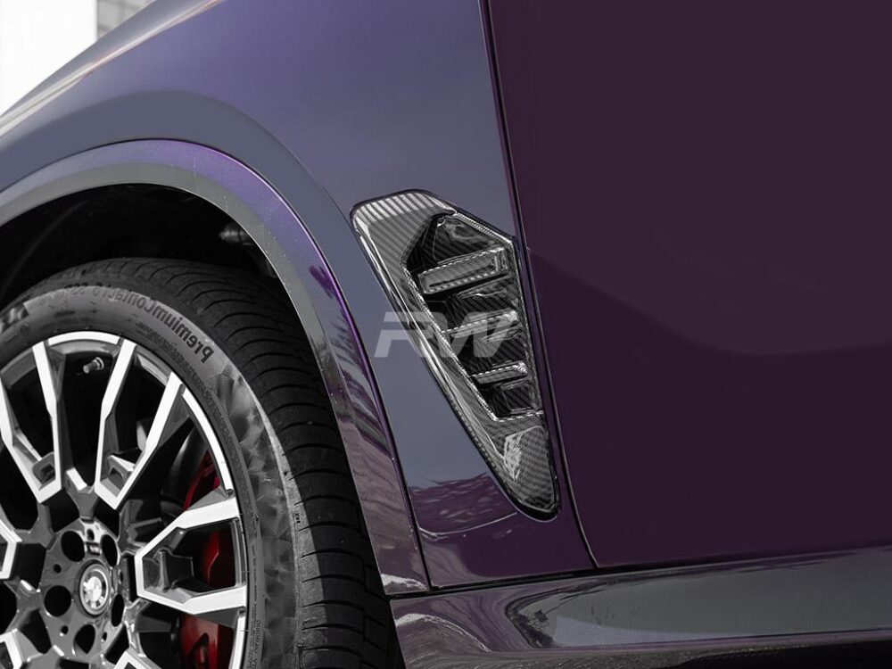 RW Carbon BMW G05 X5 F95 X5M LCI Carbon Fiber Fender Trims - Image 3