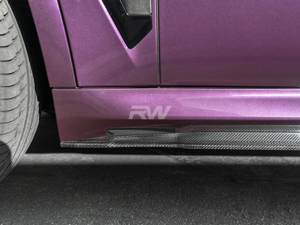 RW Carbon BMW G05 X5 / F95 X5M RWS CF Side Skirt Extensions - Image 2