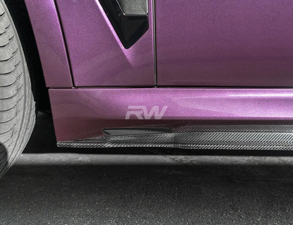 Alternative view of RW Carbon BMW G05 X5 / F95 X5M RWS CF Side Skirt Extensions