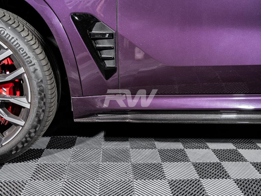 RW Carbon BMW G05 X5 / F95 X5M RWS CF Side Skirt Extensions - Image 4